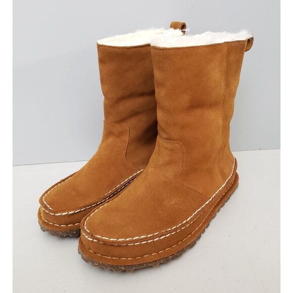 Birkenstock Tan Ankle Boots - Picture 1 of 4